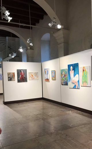 Z výstavy ,,Poesie barev ´´