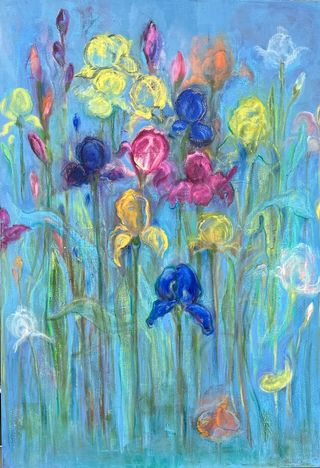 Nebe plné irisů 6000,-